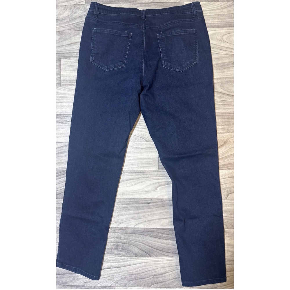 Buffalo David Bitton Francesca Mid-Rise Skinny Jeans Dark Indigo 10/30 Stretch - Picture 2 of 5